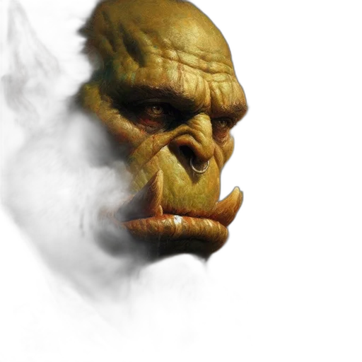 mask, face, creature, staff transparent PNG cut-out
