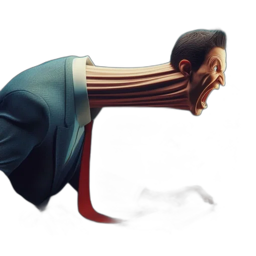 face, mask, staff, creature transparent PNG cut-out