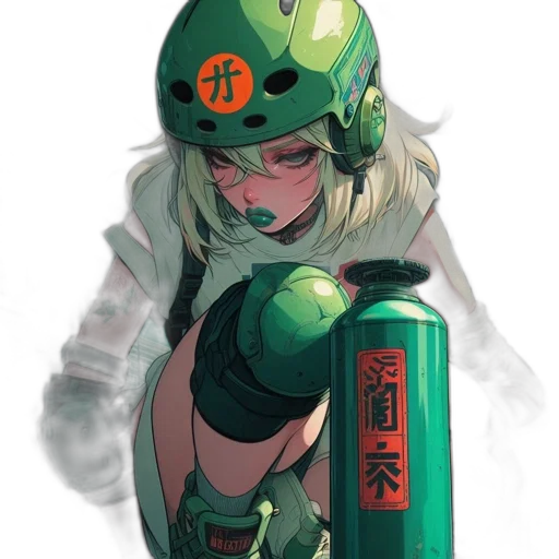 weapon, bottle, robot, mask transparent PNG cut-out