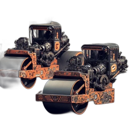 car, robot, weapon, 3d render transparent PNG cut-out