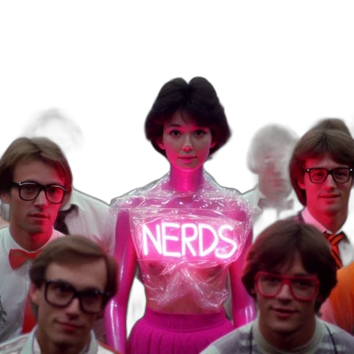 vaporwave, concept art, neon lights, outer space transparent PNG cut-out