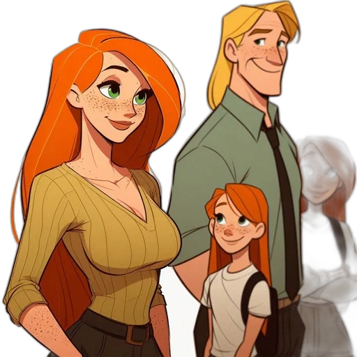 dress, concept art, cartoon, comic book art transparent PNG cut-out