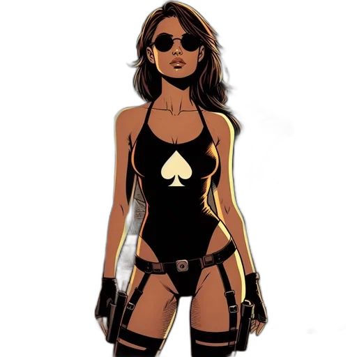 comic book art, concept art, cartoon, pixel art transparent PNG cut-out