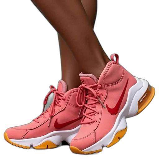 shoes, 3d render, vaporwave, photorealistic transparent PNG cut-out