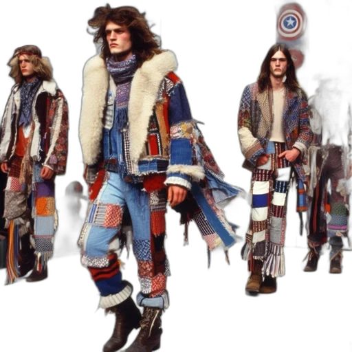 jacket, concept art, fantasy art, earth tones transparent PNG cut-out
