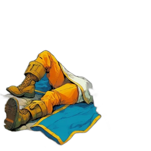 jacket, shoes, robot, staff transparent PNG cut-out