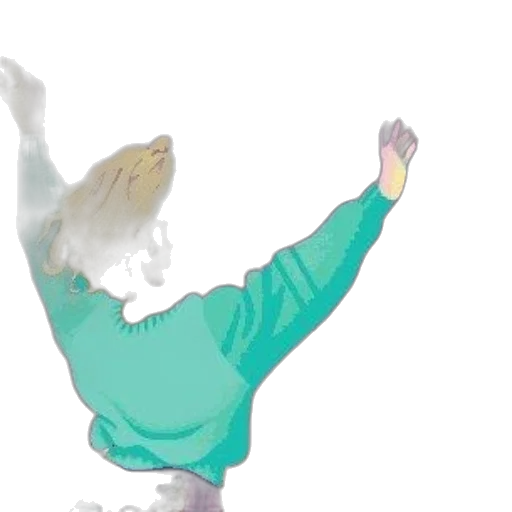 creature, jacket, mask, staff transparent PNG cut-out