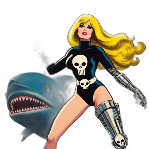 comic book art, cartoon, concept art, fantasy art transparent PNG cut-out