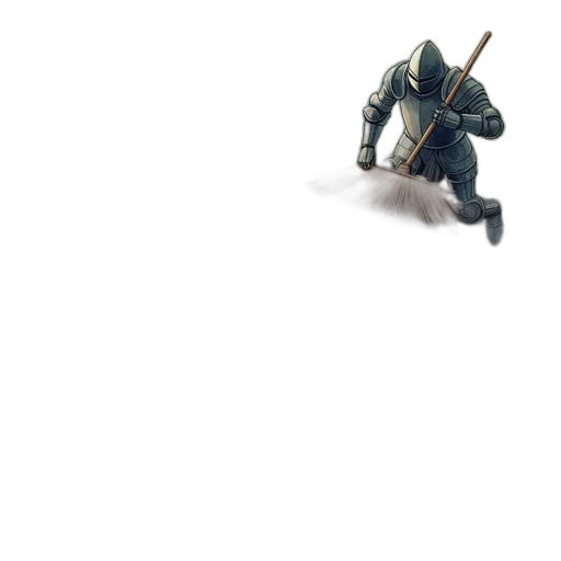 weapon, robot, sword, creature transparent PNG cut-out