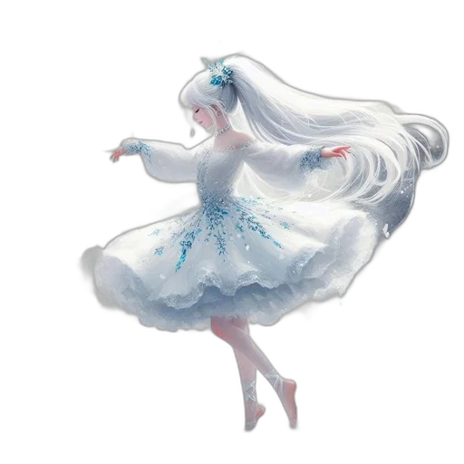 dress, crown, hair, robot transparent PNG cut-out