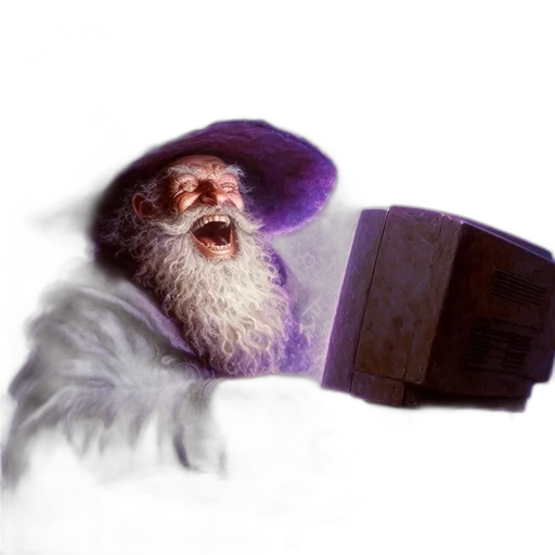 hat, creature, staff, mask transparent PNG cut-out