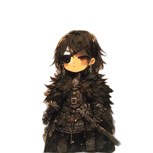 mask, staff, jacket, weapon transparent PNG cut-out