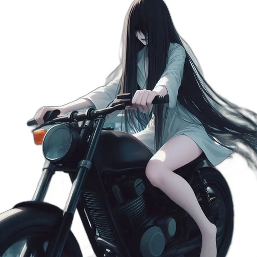 dress, jacket, car, hair transparent PNG cut-out