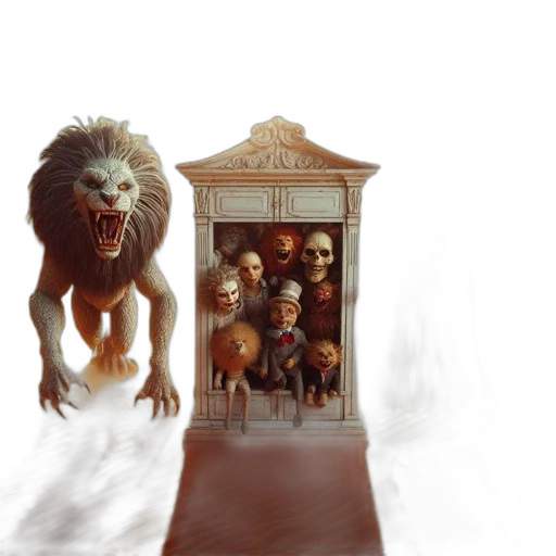 creature, mask, concept art, fantasy art transparent PNG cut-out