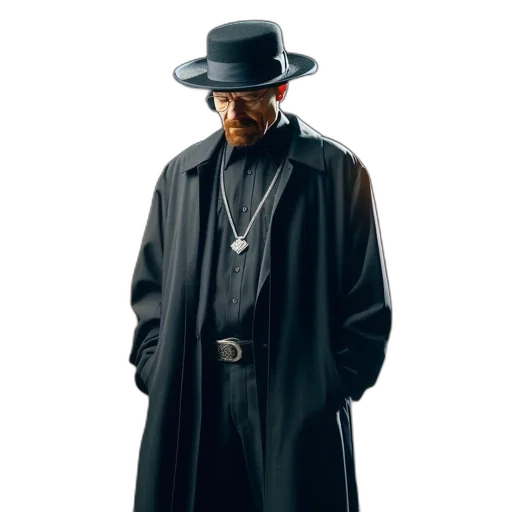 jacket, hat, staff, concept art transparent PNG cut-out