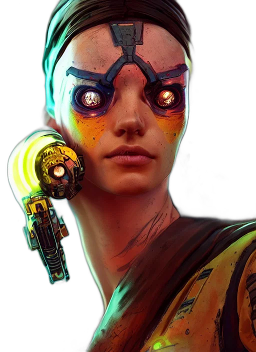 face, mask, robot, weapon transparent PNG cut-out