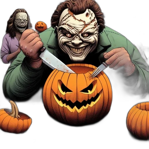 mask, comic book art, concept art, dimly transparent PNG cut-out
