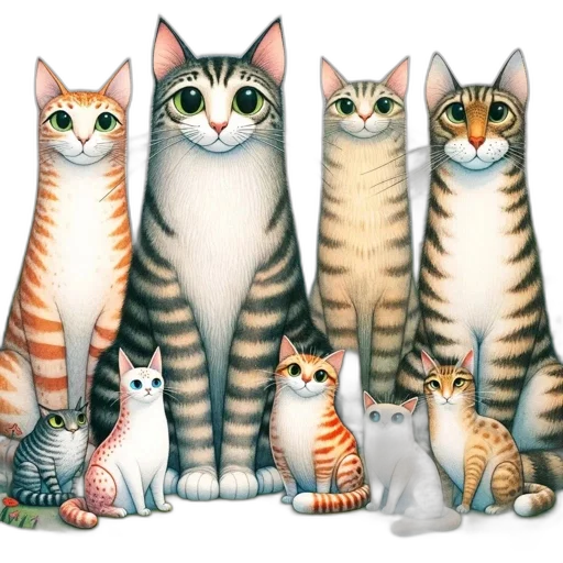 animal, photorealistic, oil painting, concept art transparent PNG cut-out
