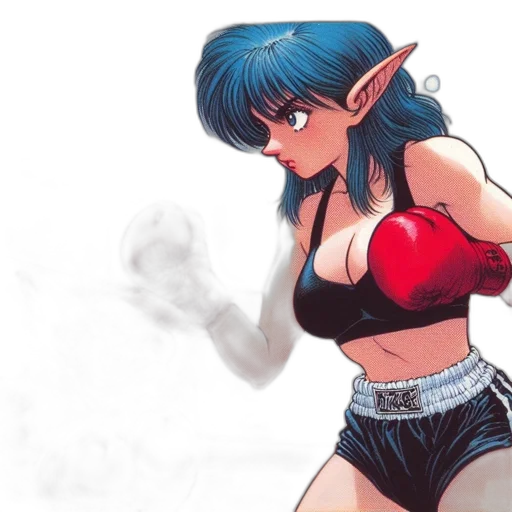 concept art, anime, fantasy art, watercolor transparent PNG cut-out