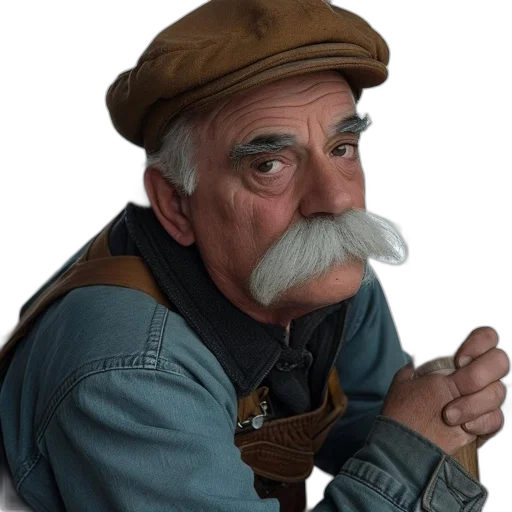 hat, face, staff, mask transparent PNG cut-out