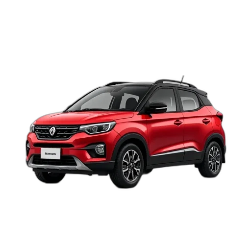 car, red, compact, suv transparent PNG cut-out