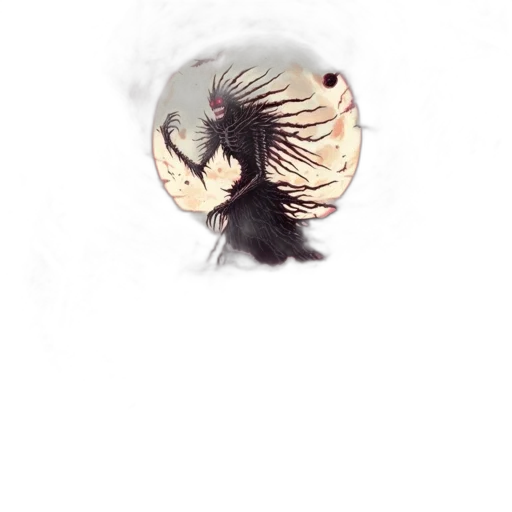 creature, mask, hair, animal transparent PNG cut-out
