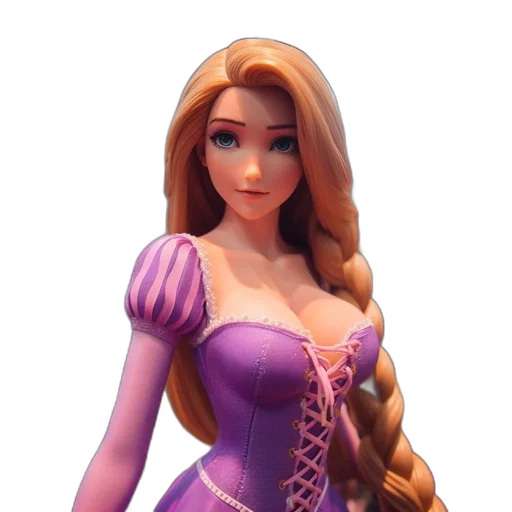 dress, crown, 3d render, fantasy art transparent PNG cut-out