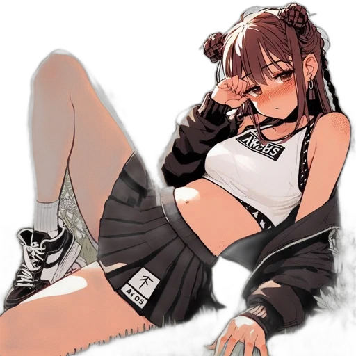 jacket, weapon, dress, staff transparent PNG cut-out
