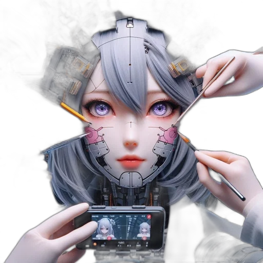 mask, face, robot, crown transparent PNG cut-out