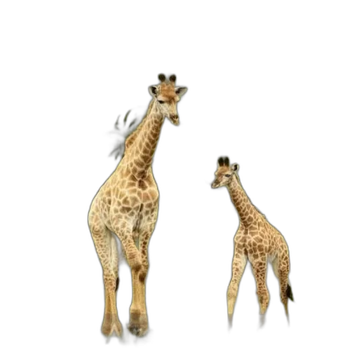 animal, 3d render, concept art, photorealistic transparent PNG cut-out
