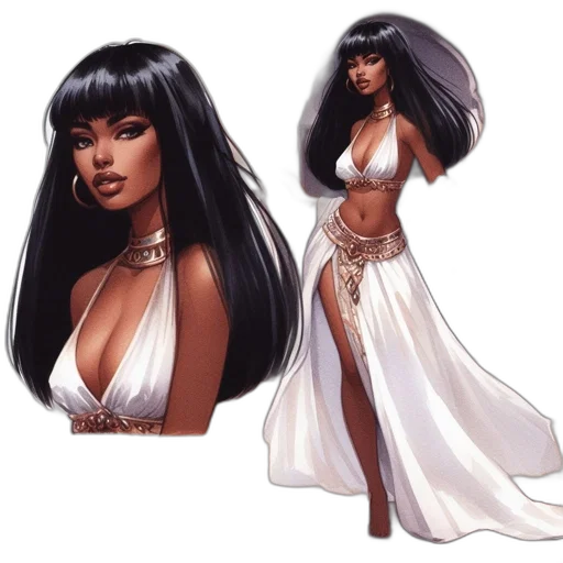concept art, fantasy art, comic book art, photorealistic transparent PNG cut-out