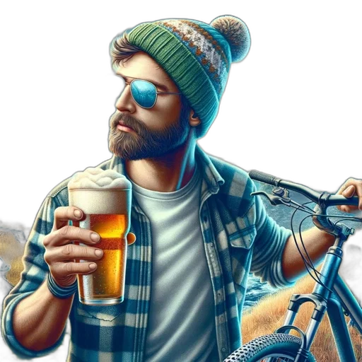 jacket, hat, face, photorealistic transparent PNG cut-out