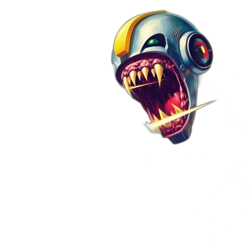 mask, robot, creature, face transparent PNG cut-out
