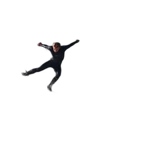 staff, pixel art, 3d render, surfer transparent PNG cut-out