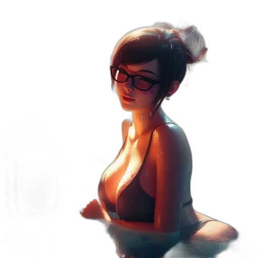 dress, staff, face, robot transparent PNG cut-out