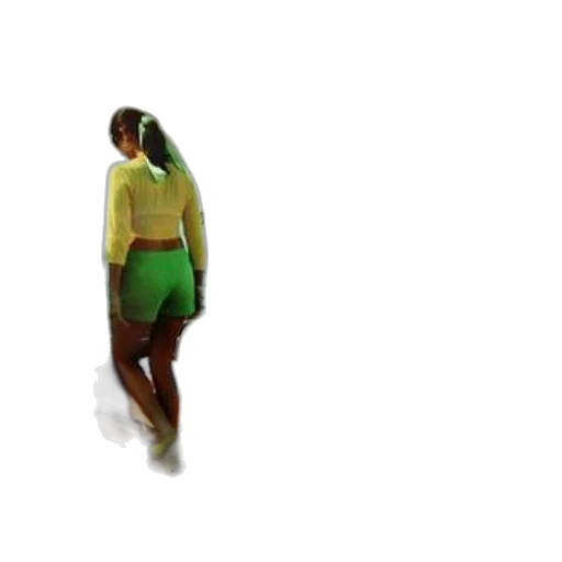 dress, jacket, staff, creature transparent PNG cut-out