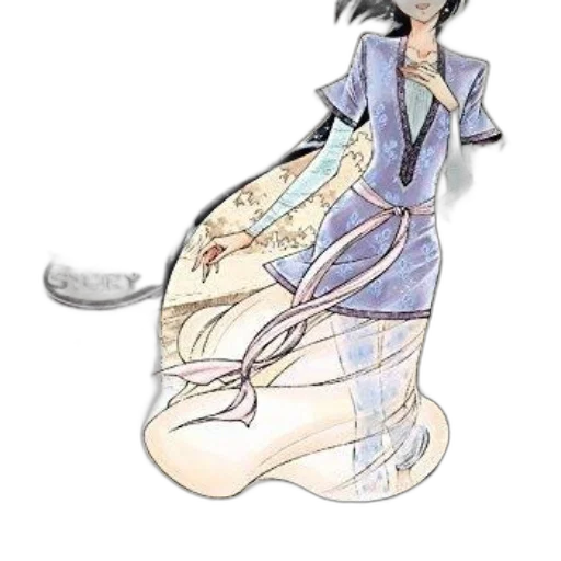 dress, staff, dragon, creature transparent PNG cut-out