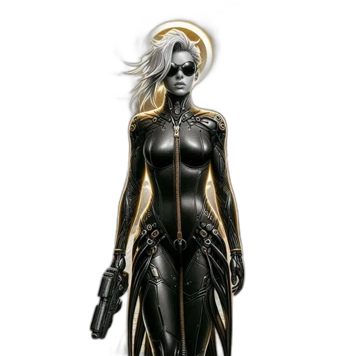mask, comic book art, concept art, fantasy art transparent PNG cut-out