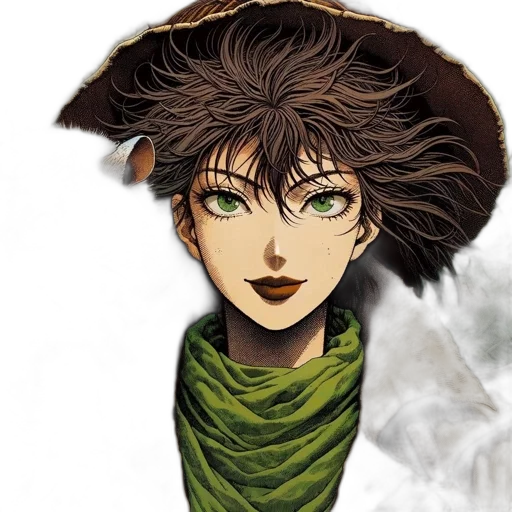 hat, face, staff, mask transparent PNG cut-out