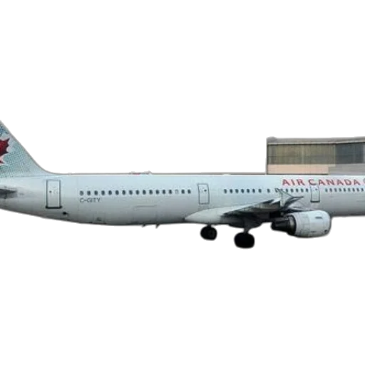3d render, air, canada, airplane transparent PNG cut-out