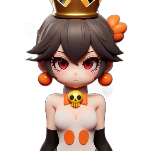 crown, staff, creature, jewelry transparent PNG cut-out