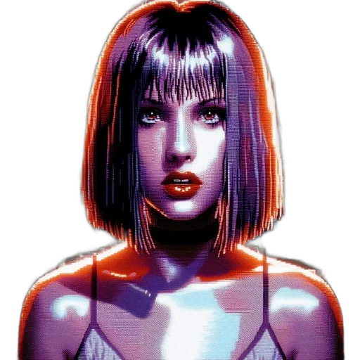 robot, face, dress, comic book art transparent PNG cut-out