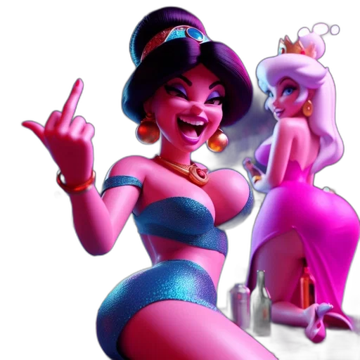 concept art, cartoon, 3d render, fantasy art transparent PNG cut-out