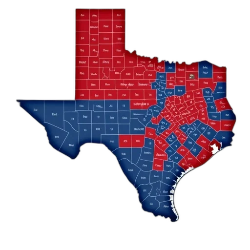 detailed, map, tarrant, county transparent PNG cut-out