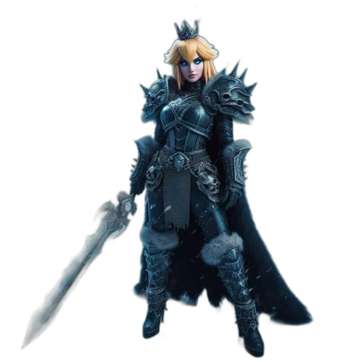 sword, weapon, staff, crown transparent PNG cut-out