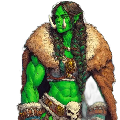 fantasy art, concept art, pixel art, comic book art transparent PNG cut-out