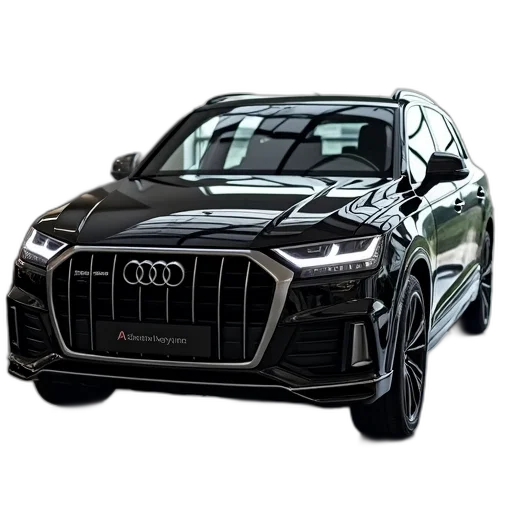 car, 3d render, new, audi transparent PNG cut-out