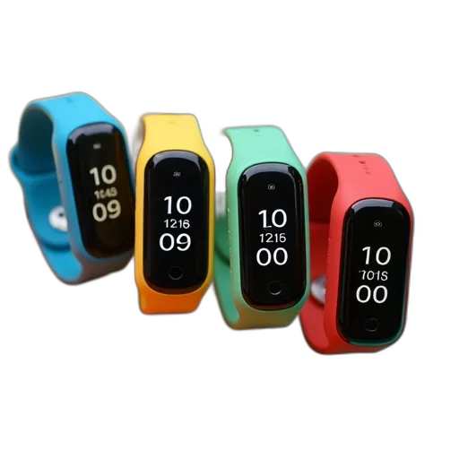 collection, colorful, smartwatches, various transparent PNG cut-out