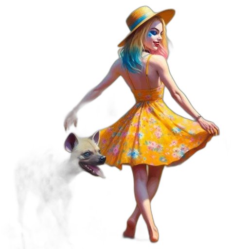 dress, staff, creature, concept art transparent PNG cut-out