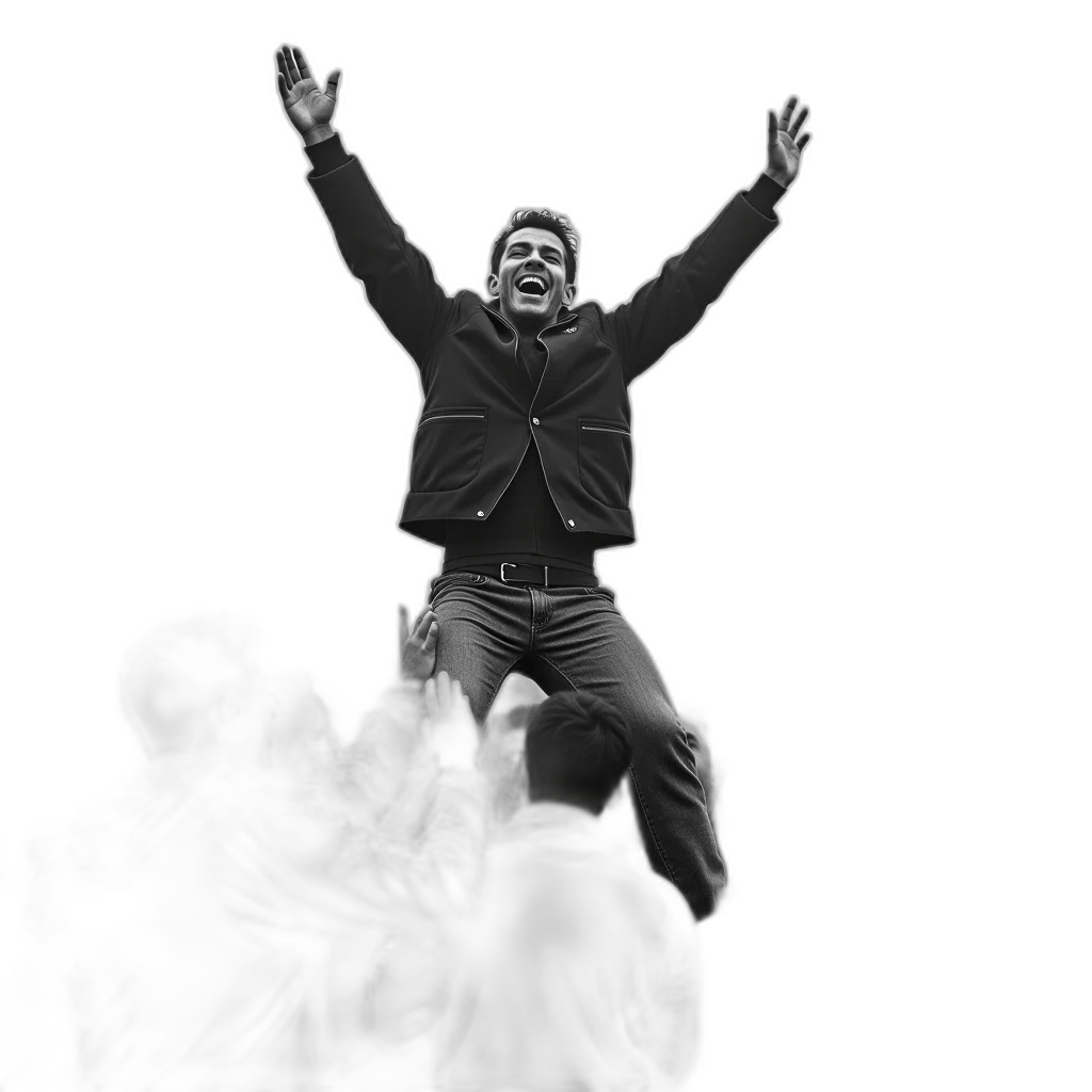 staff, jacket, 3d render, concept art transparent PNG cut-out